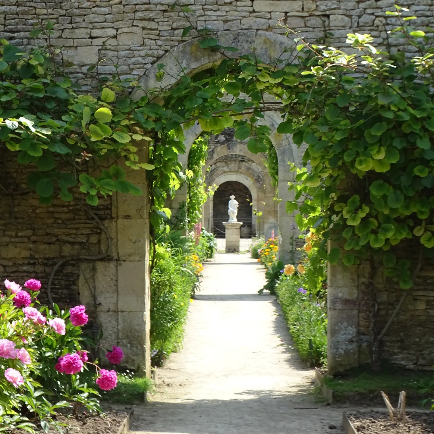 Les jardins au chateau de Canon